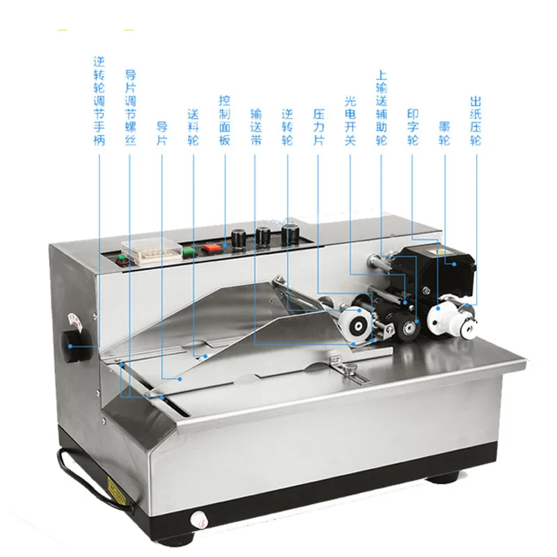 

Standard size Solid-ink wheel automatic ink roller coding machine