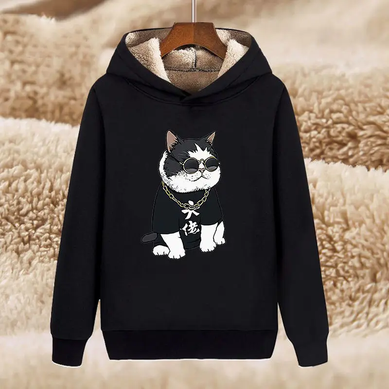 2023 Lamb Velvet Sweater Man Autumn and Winter New Velvet Thickened Teenage Student Hooded Sweater Large Size Loose Coat Man
2023 Lamb Velvet Sweater Man Autumn and Winter New Velvet Thickened Teenage Student Hooded Sweater Large Size Loose Coat Man