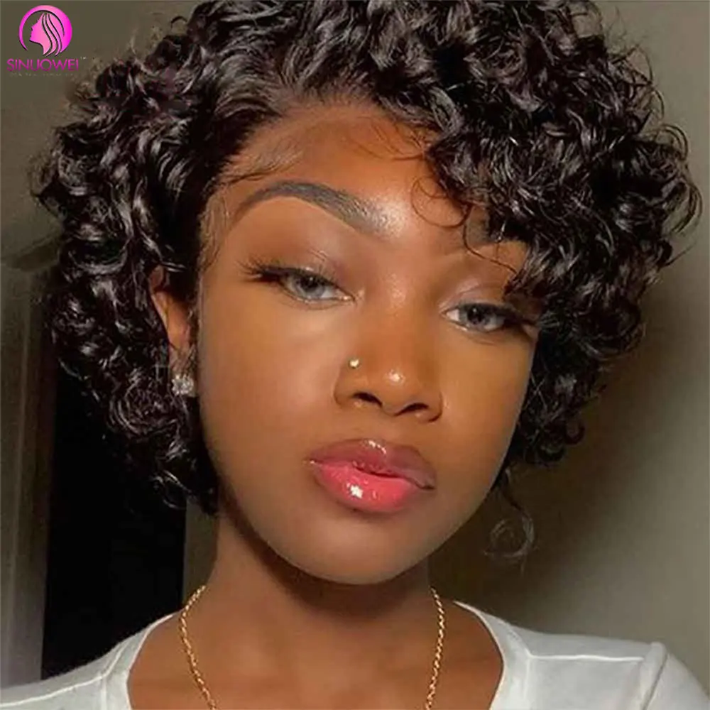 Pixie Cut Wig Short Bob Curly Human Hair Wigs 13X1 Transparent Lace Wigs For Women Sale Brazilian Hair Wigs For Black Women
Pixie Cut Wig Short Bob Curly Human Hair Wigs 13X1 Transparent Lace Wigs For Women Sale Brazilian Hair Wigs For Black Women