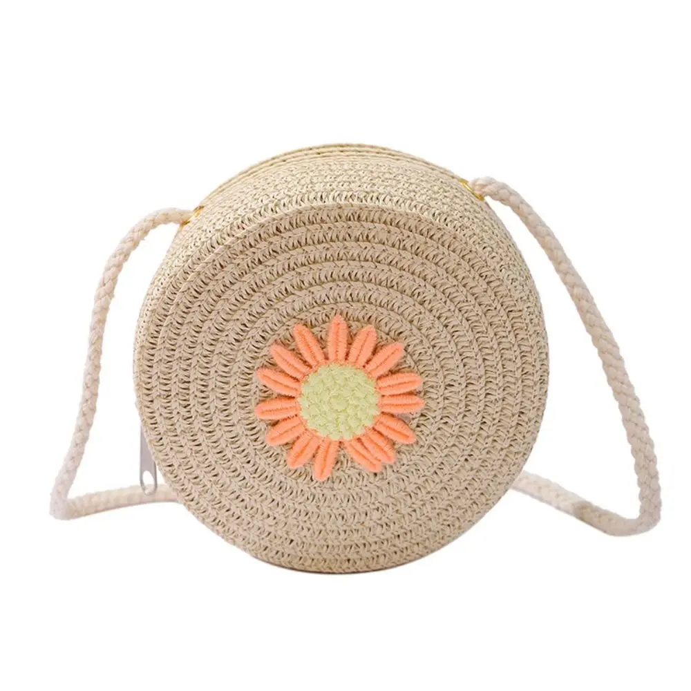 Candy Color Round Straw Crossbody - Cute Knitted Rattan Mini Bag 3 Sc3d62e317a604ff699db30c06a111bf4G