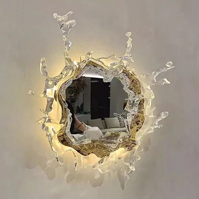 Bathroom Wall Decor Mirror Night Light Girls Nordic Hanging Modern Dressing Mirror Creative Memphis Lamp Espejos Household Goods
Bathroom Wall Decor Mirror Night Light Girls Nordic Hanging Modern Dressing Mirror Creative Memphis Lamp Espejos Household Goods