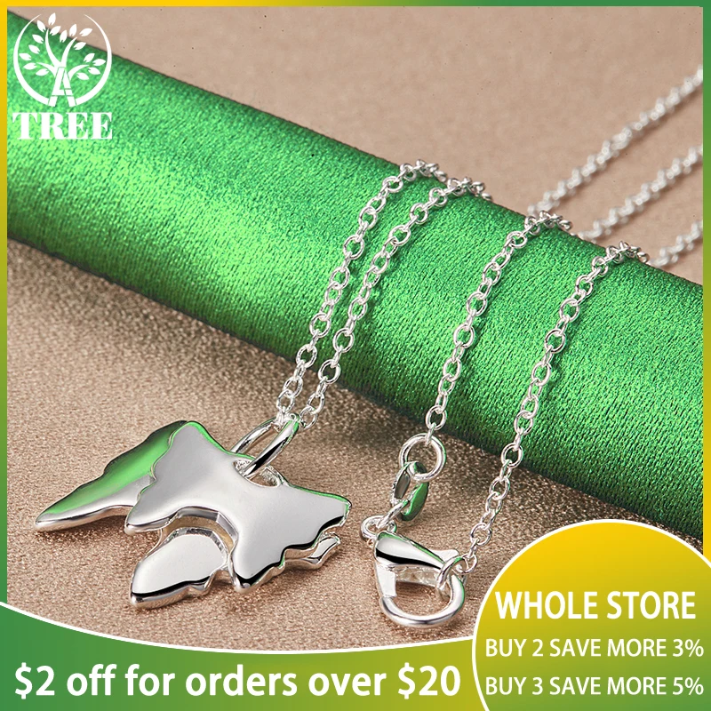 ALITREE 925 Sterling Silver Two Butterflies Pendant Necklace For Women necklaces Fashion Party Birthday Wedding Jewelry Gifts
ALITREE 925 Sterling Silver Two Butterflies Pendant Necklace For Women necklaces Fashion Party Birthday Wedding Jewelry Gifts