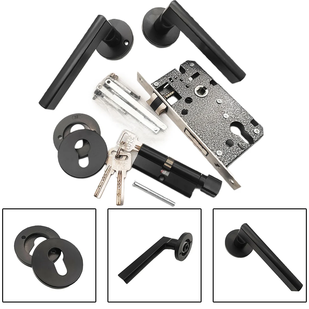 

Alumina Construction Bedroom Secret Lock Single Side Lock Door Lock Mechanical Lock Enhanced Security Single Side Lock