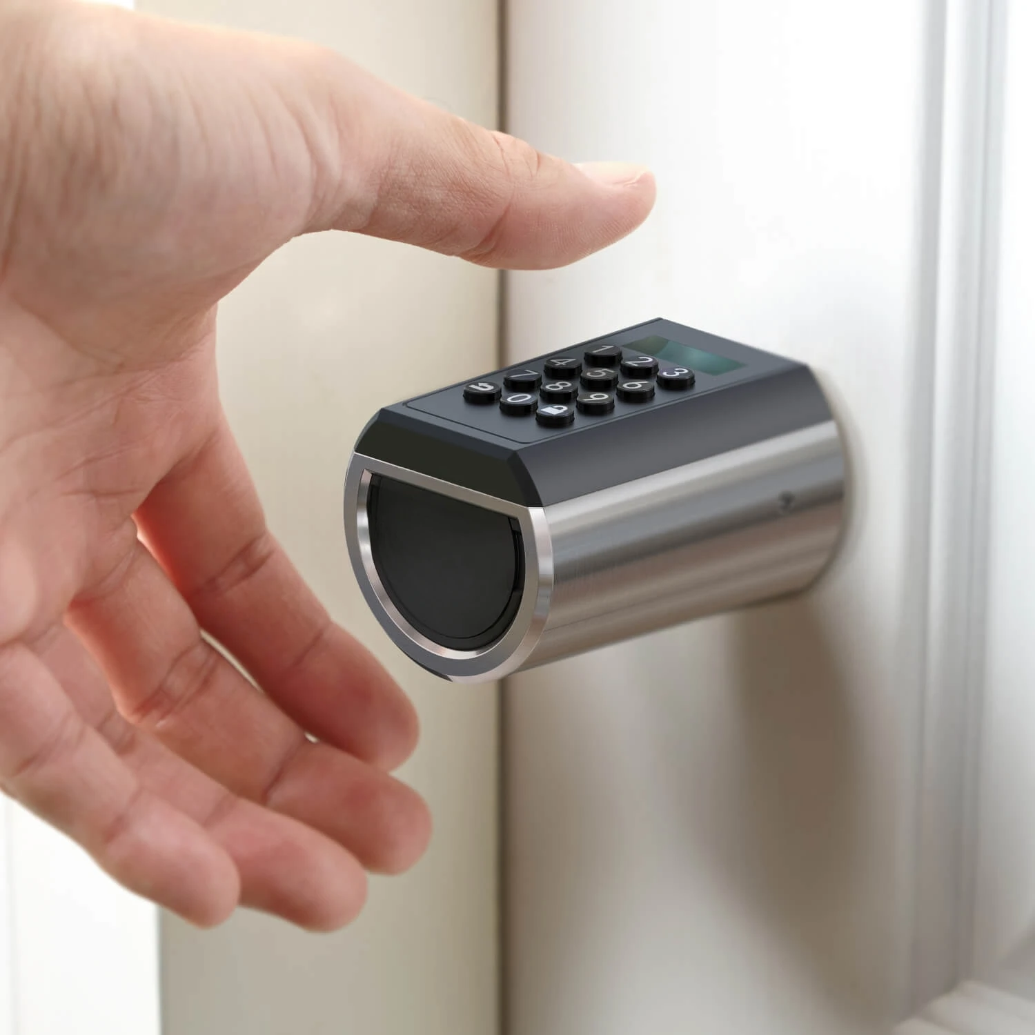 Smart Digital Electronic Cylinder Security Door Lock with temporary password Door Locks Handles USB Key Card
Smart Digital Electronic Cylinder Security Door Lock with temporary password Door Locks Handles USB Key Card