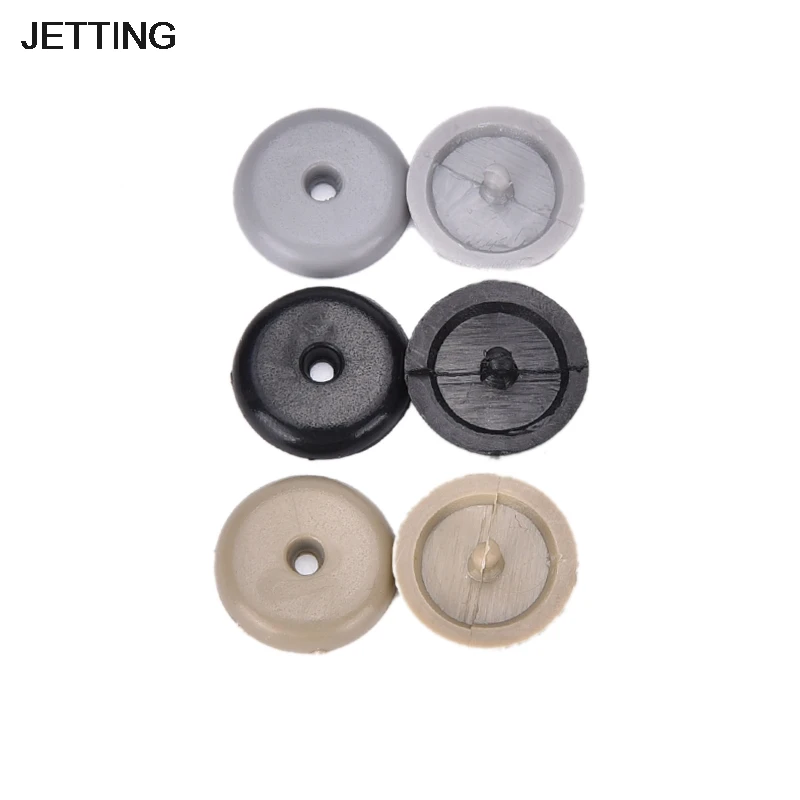 

2pcs Safety Car Parts Black Beige Plastic Car Safety Seat Belt Stopper Spacing Limit Buckle Clip Retainer Seatbelt Stop Button