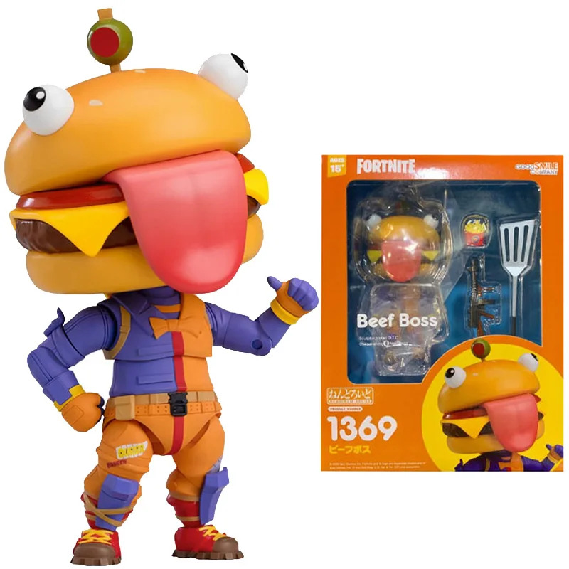 In Stock Original GOOD SMILE NENDOROID GSC 1369 Beef Boss FORTNITE Anime Figure Model Collecile Action Toys Gifts
In Stock Original GOOD SMILE NENDOROID GSC 1369 Beef Boss FORTNITE Anime Figure Model Collecile Action Toys Gifts