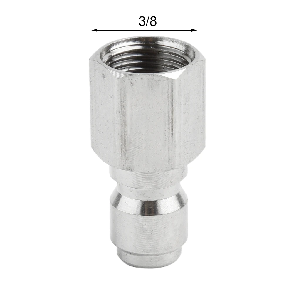 Parts Coupler Plug 14.8mm To 3/8 1pcs Accessories Brass+Stainless Steel Connectors Male G3/8 To 3/8/ Brand New
Parts Coupler Plug 14.8mm To 3/8 1pcs Accessories Brass+Stainless Steel Connectors Male G3/8 To 3/8/ Brand New