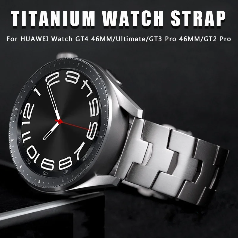 22mm Titanium Strap For Huawei Watch4 Pro Luxury Bracelet For Huawei GT3 46mm Ultimate For Samsung Watch Gear S3 45mm Metal Band
22mm Titanium Strap For Huawei Watch4 Pro Luxury Bracelet For Huawei GT3 46mm Ultimate For Samsung Watch Gear S3 45mm Metal Band