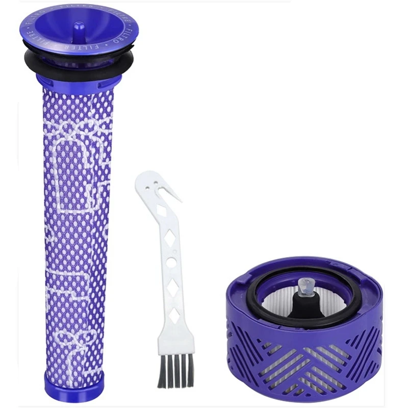 Фильтры AD-Pre и HEPA-Post-фильтры, совместимые с беспроводными пылесосами Dyson V6, запчасти No.965661-01 и 966741-01
Фильтры AD-Pre и HEPA-Post-фильтры, совместимые с беспроводными пылесосами Dyson V6, запчасти No.965661-01 и 966741-01