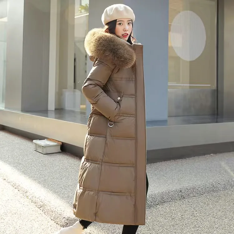 Parkas for Women Fall Winter New Fashion Long Sleeve Thicken Warm Jackets Chic Fur Collar Solid Loose Long Coats
Parkas for Women Fall Winter New Fashion Long Sleeve Thicken Warm Jackets Chic Fur Collar Solid Loose Long Coats
