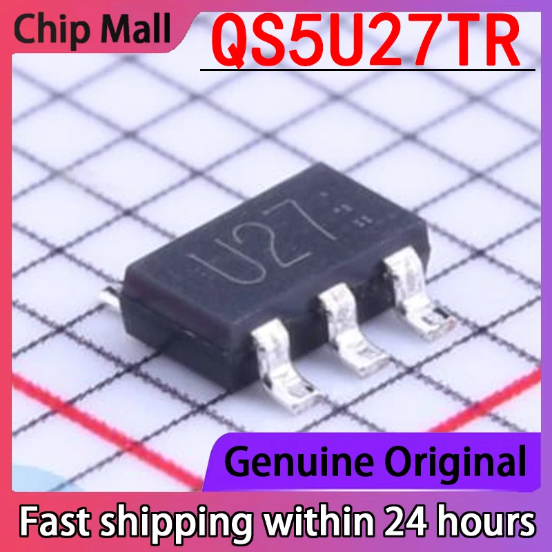 10PCS New Original QS5U27TR Screen Printed U27 Package SOT23 P-channel Field-effect Transistor (MOSFET)
10PCS New Original QS5U27TR Screen Printed U27 Package SOT23 P-channel Field-effect Transistor (MOSFET)