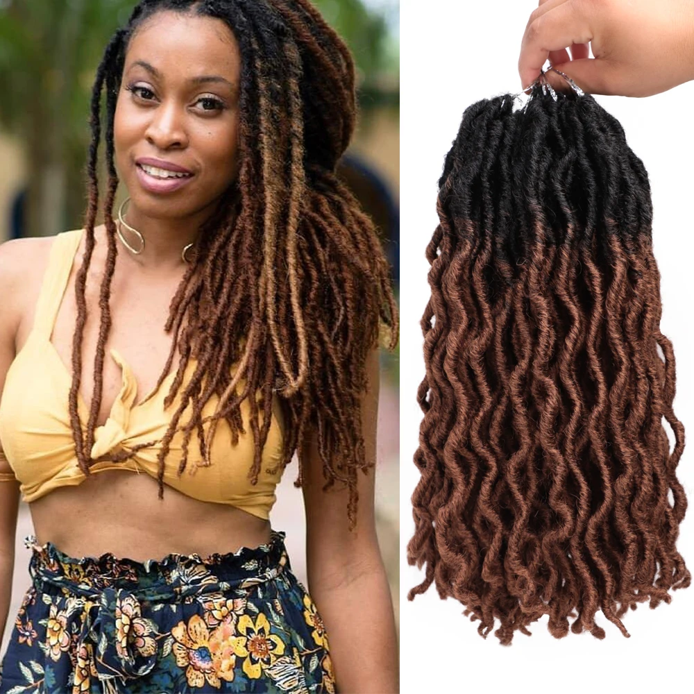 12inch Nu Locks Dreadlocks Goddess Faux Locs Curl Crochet Hair Extensions Synthetic Ombre Color Crochet Braids For Black Women
12inch Nu Locks Dreadlocks Goddess Faux Locs Curl Crochet Hair Extensions Synthetic Ombre Color Crochet Braids For Black Women