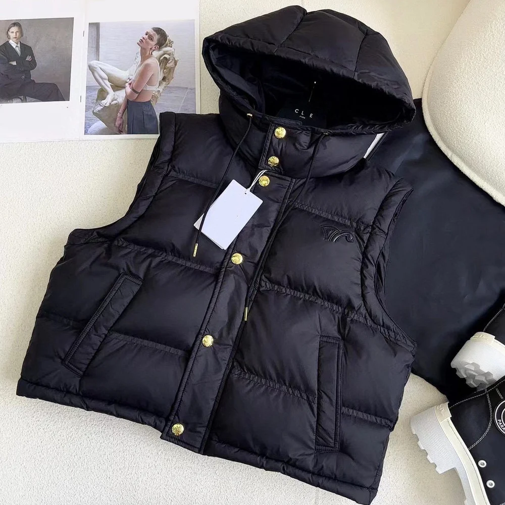 Autumn And Winter Dual Wear Thick Plush Women Down Jacket Brown Leather Logo Sleeves Detachable Vest Fashion Women's Clothing
Autumn And Winter Dual Wear Thick Plush Women Down Jacket Brown Leather Logo Sleeves Detachable Vest Fashion Women's Clothing