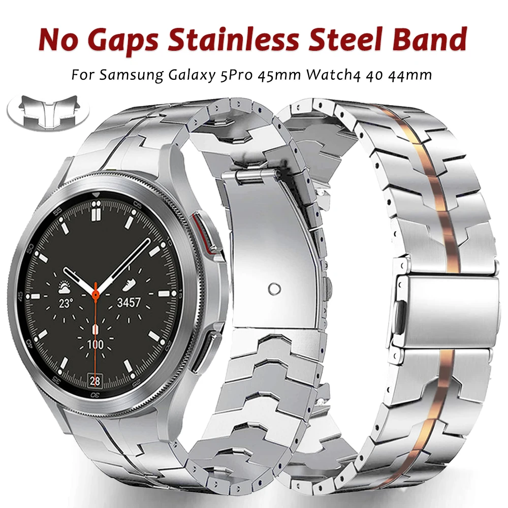 Stainless Steel Strap For Samsung Galaxy Watch 5 pro 45mm 4 Classic 46mm 42mm No Gap Metal Band For Galaxy Watch 5 4 44mm 40mm
Stainless Steel Strap For Samsung Galaxy Watch 5 pro 45mm 4 Classic 46mm 42mm No Gap Metal Band For Galaxy Watch 5 4 44mm 40mm