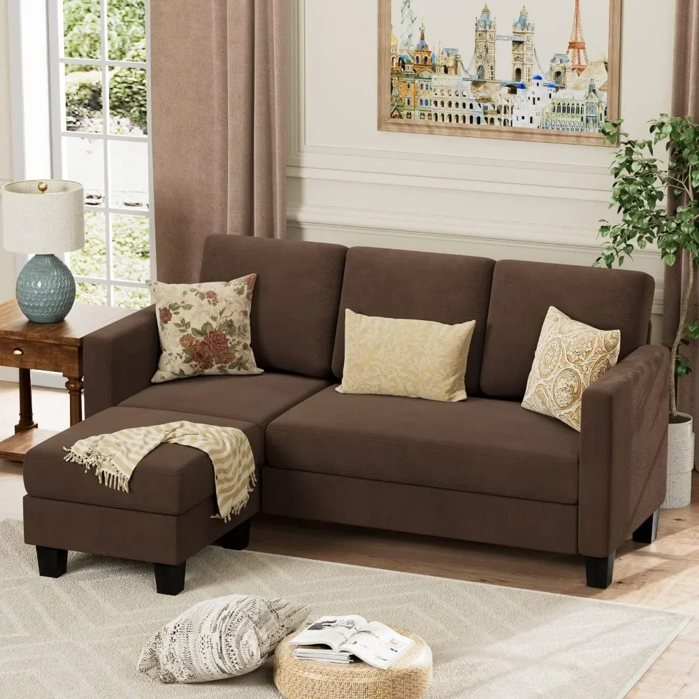 Convertible Sectional 3 L-Shaped Couch Soft Seat with Modern Linen Fabric,Small Space Sofas for Living Room,Apartment and Office
Convertible Sectional 3 L-Shaped Couch Soft Seat with Modern Linen Fabric,Small Space Sofas for Living Room,Apartment and Office