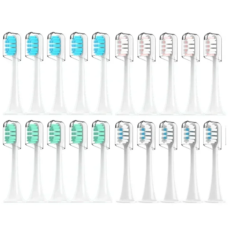

4/20 шт., сменные насадки для электрической зубной щётки xiaomi Mijia T300/T500/T700