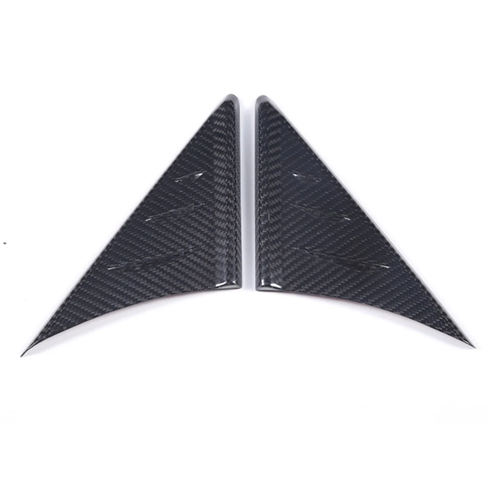 

Real Carbon Fiber Rear View Mirror Apillar Triangle Cover For Supra 1922 Sleek Upgrade Scratch Proof Protection