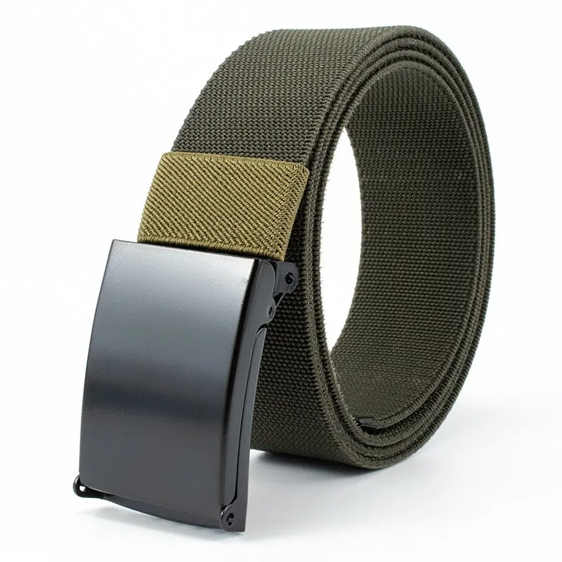 Ceinture réglable en toile de coton unisexe pour hommes et femmes Ceinture réglable en toile de coton unisexe pour hommes et femmes