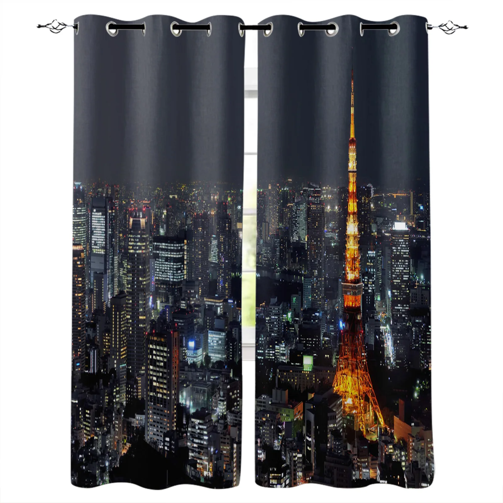 City Night Cityscape Blackout Curtains Window Curtains for Bedroom Living Room Decor Window Treatments
City Night Cityscape Blackout Curtains Window Curtains for Bedroom Living Room Decor Window Treatments