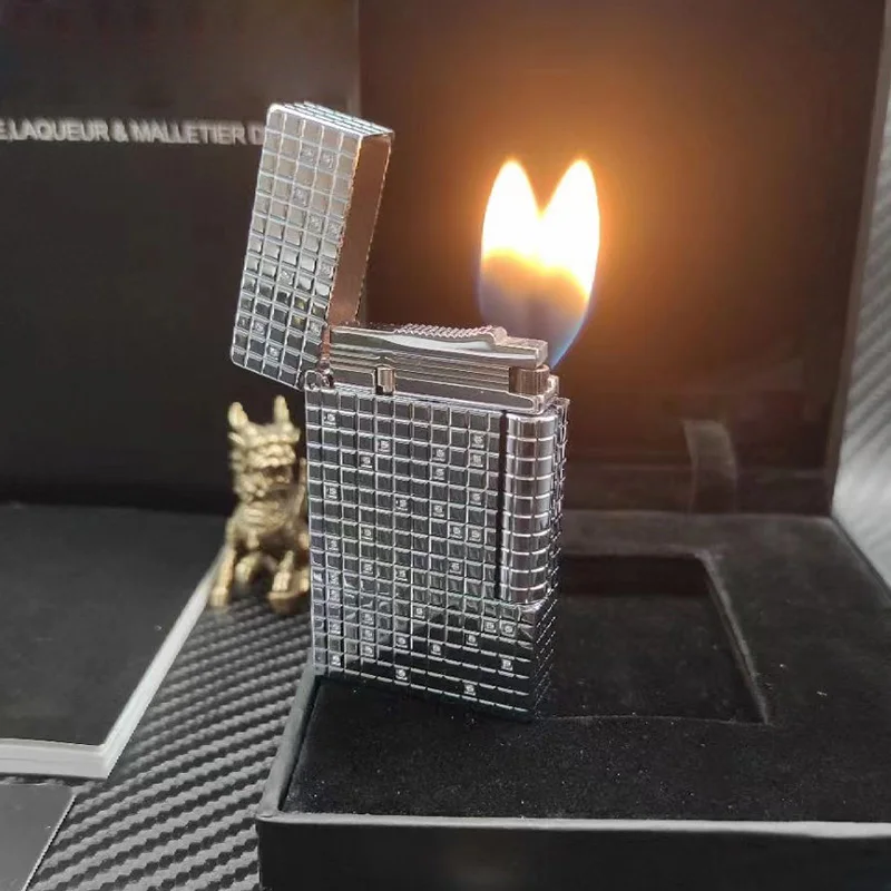 Light Luxury Vintage Gas Lighter Double Fire L2 Lighter PING Bright Sound Tobacco Cigarette Cigar Lighter Smoking Gift For Man
Light Luxury Vintage Gas Lighter Double Fire L2 Lighter PING Bright Sound Tobacco Cigarette Cigar Lighter Smoking Gift For Man