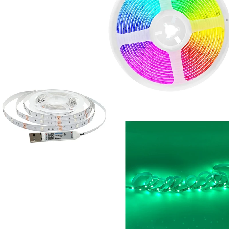 LED Strip Light Bluetooth Flexible Lamp Tape SMD5050 DC5V Desk Screen TV Background Room Lighting USB Cable
LED Strip Light Bluetooth Flexible Lamp Tape SMD5050 DC5V Desk Screen TV Background Room Lighting USB Cable