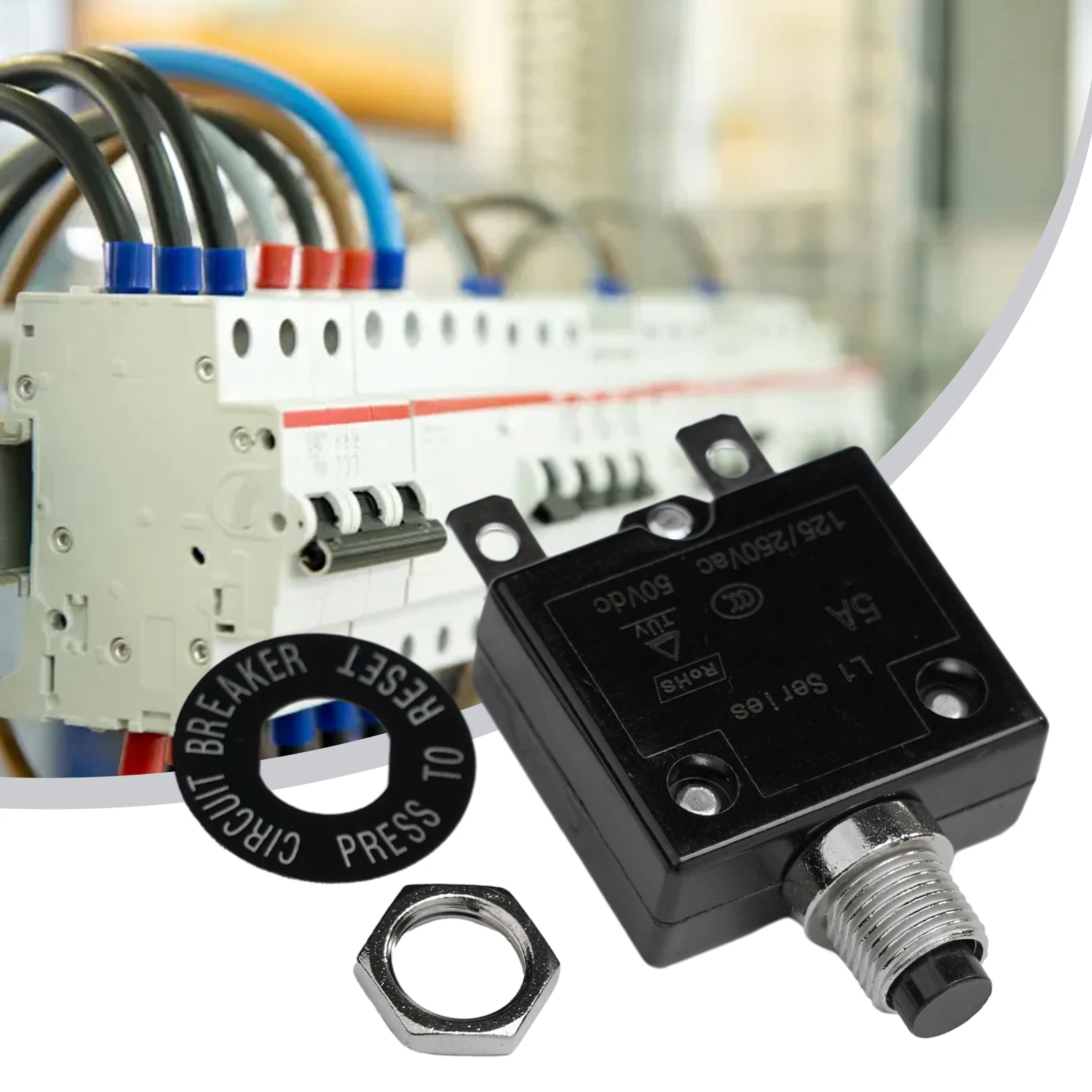 Thermal Cutout Circuit Breaker Security Control Equipment Push Button Thermal Volt 12-50V 1pcs Circuit Breakers
Thermal Cutout Circuit Breaker Security Control Equipment Push Button Thermal Volt 12-50V 1pcs Circuit Breakers