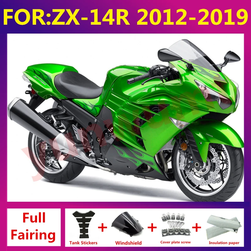 Motorcycle Full Fairing Kit For kawasaki ZX14R ZX 14R 2012 2013 2014 2015 - 2019 ZX-14R Bodywork fairings zxmt set green black
Motorcycle Full Fairing Kit For kawasaki ZX14R ZX 14R 2012 2013 2014 2015 - 2019 ZX-14R Bodywork fairings zxmt set green black