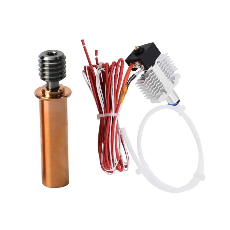 3D Printer Hotend Kit with 0.4mm Nozzle and Bimetal Heatbreak PTFE Tubing, Silicone Cover Upgrades for Ender3 V2Neo
3D Printer Hotend Kit with 0.4mm Nozzle and Bimetal Heatbreak PTFE Tubing, Silicone Cover Upgrades for Ender3 V2Neo