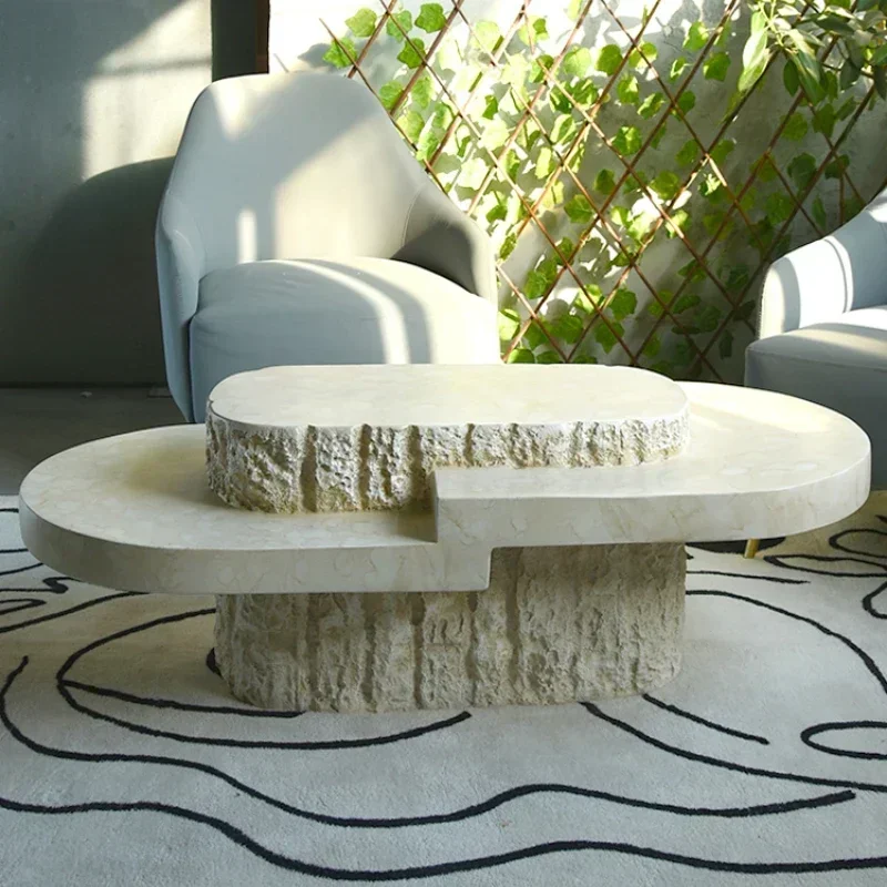 Oval Coffee Table Designer Homestay Model Room Balcony Minimalist Internet Red Ins Side Table Luxury Coffee Table
Oval Coffee Table Designer Homestay Model Room Balcony Minimalist Internet Red Ins Side Table Luxury Coffee Table