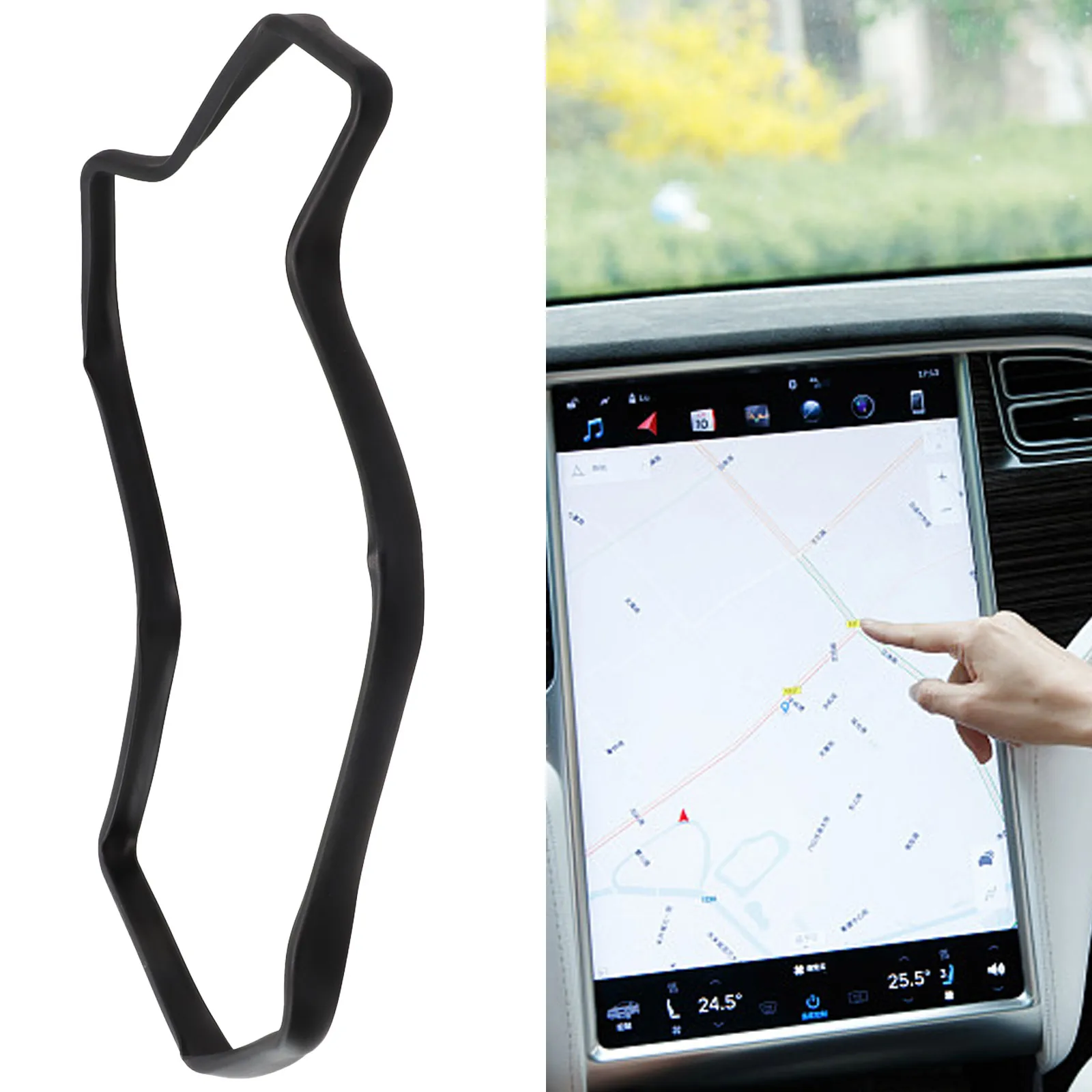 Protective Frame for Tesla Model 3 Y Center Console Screen Perfect Fit and Easy to Install in Black White Gray and Pink
Protective Frame for Tesla Model 3 Y Center Console Screen Perfect Fit and Easy to Install in Black White Gray and Pink