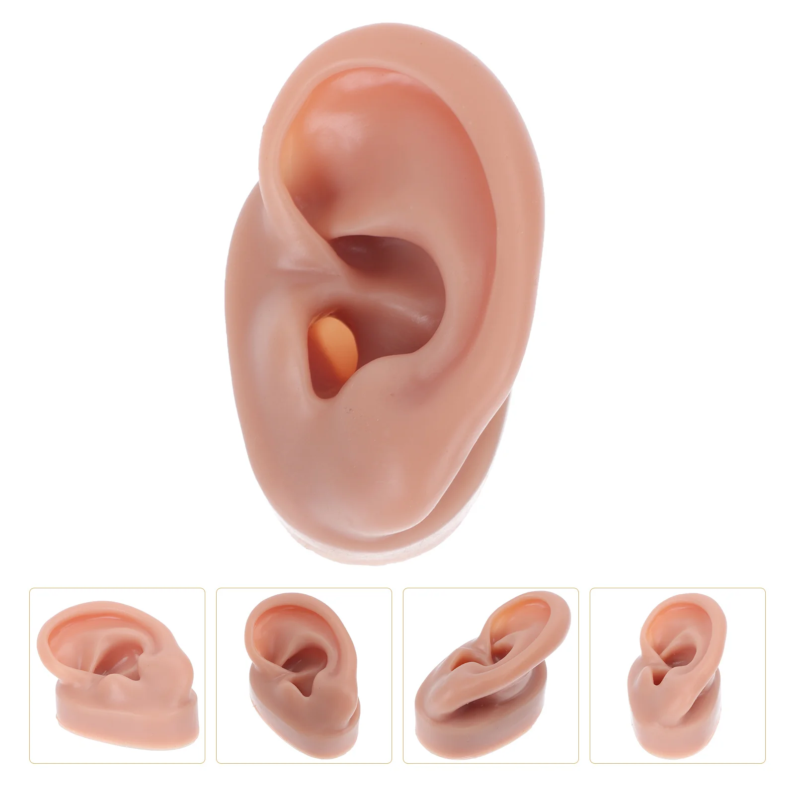 Silicone Ear Model Flexible Earmold Ear Displays Practicing Suture Ears for Jewelry Display Teaching Instructions Left Ear
Silicone Ear Model Flexible Earmold Ear Displays Practicing Suture Ears for Jewelry Display Teaching Instructions Left Ear