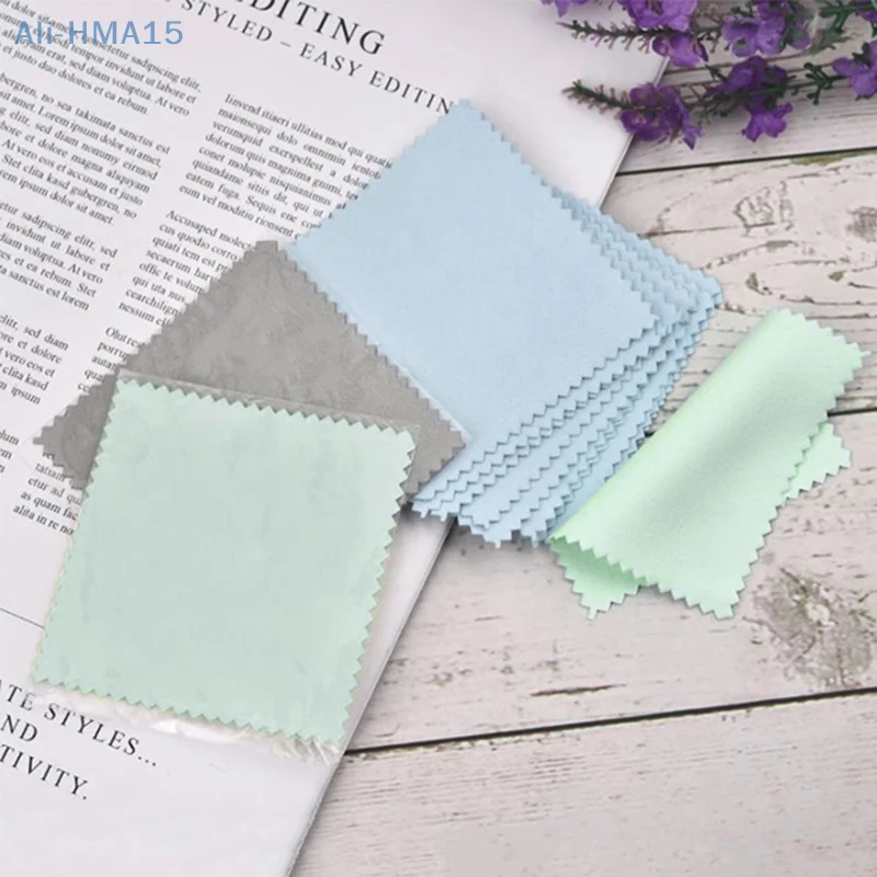 

Color Anti Tarnish Reusable Polishing Cloth Cleaning Cloths With Individually Package Soft Clean Keep Jewelry Shining Tools