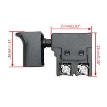 250V 6A Trigger Button Switch Speed Control Trigger Lock on Electric Power Tools Used for Cutting Machine Electric
250V 6A Trigger Button Switch Speed Control Trigger Lock on Electric Power Tools Used for Cutting Machine Electric
