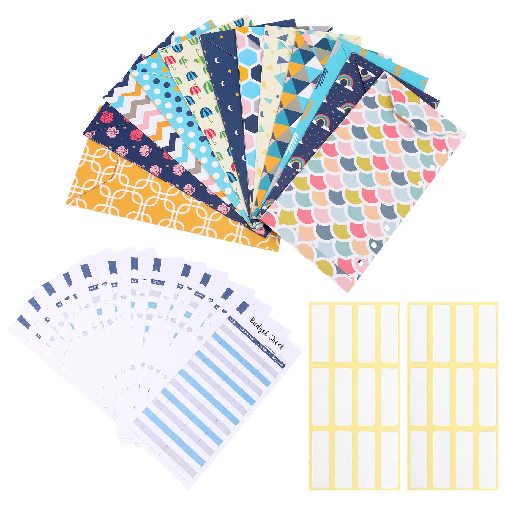 24 Pieces Budget Envelopes A6 Binder Pockets for Cash Envelope System,Budget Planner,Cash Envelope Wallet with Stickers
24 Pieces Budget Envelopes A6 Binder Pockets for Cash Envelope System,Budget Planner,Cash Envelope Wallet with Stickers