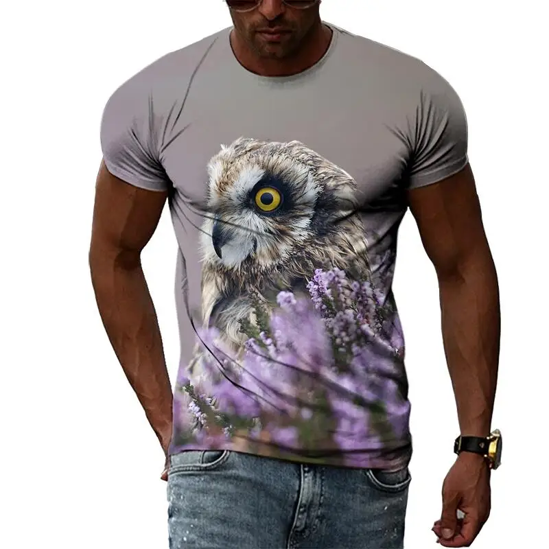Summer Leisure Birds Pattern Men's T-shirt Hip Hop 3D Print Personality Funny Tees Round Neck Short Sleeve Tops
Summer Leisure Birds Pattern Men's T-shirt Hip Hop 3D Print Personality Funny Tees Round Neck Short Sleeve Tops