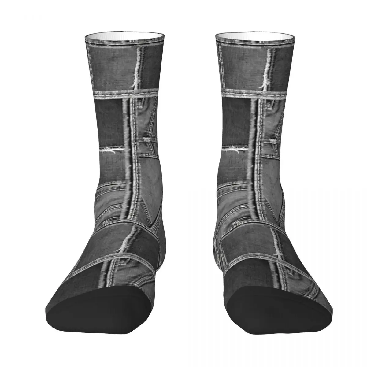Grey Jeans Denim Patchwork Distressed Pattern Adult Socks Unisex socks,men Socks women Socks
Grey Jeans Denim Patchwork Distressed Pattern Adult Socks Unisex socks,men Socks women Socks