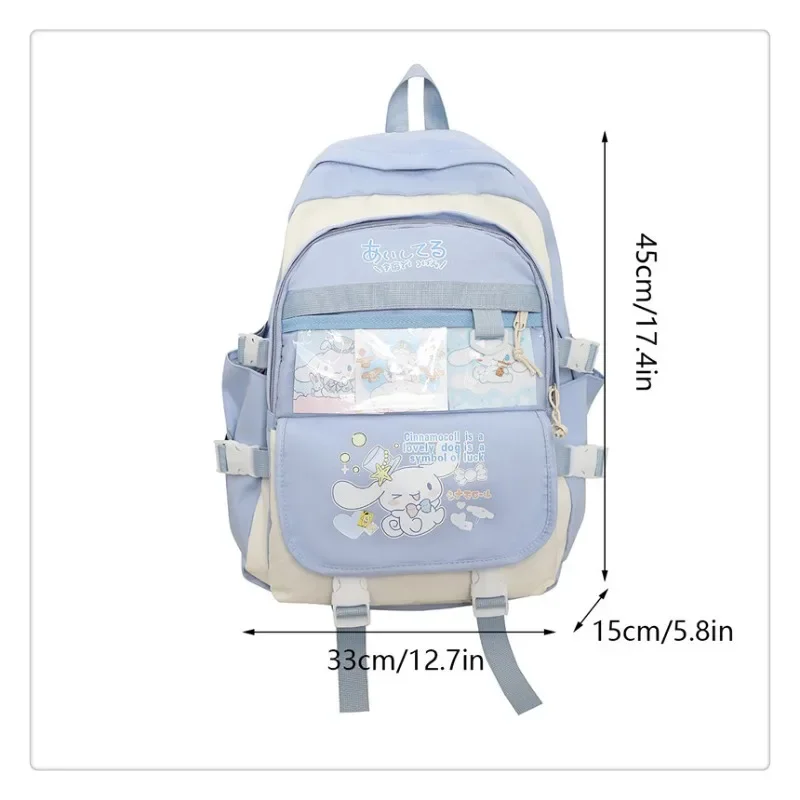 Anime Sanrio Kuromi Cinnamoroll Children's Toy School Supplies Student College Style School Backpack New Semester Christmas Gift
Anime Sanrio Kuromi Cinnamoroll Children's Toy School Supplies Student College Style School Backpack New Semester Christmas Gift