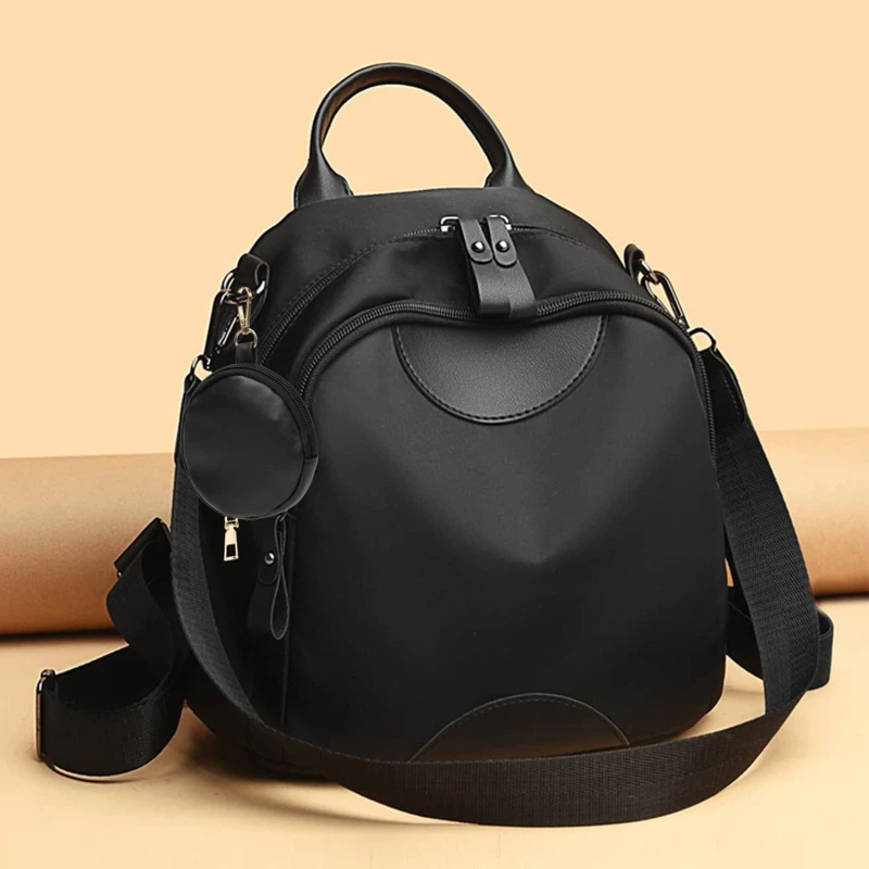 Solid Color Zipper Backpack Women Oxford Black Solid High School Bags Teen College Boy Gril Student Backpack
Solid Color Zipper Backpack Women Oxford Black Solid High School Bags Teen College Boy Gril Student Backpack