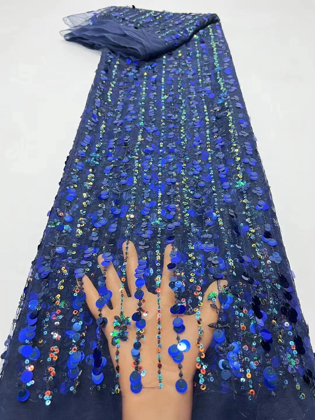 African French Tulle Lace Fabrics with Sequins, Nigerian Mesh Net, Wedding Party Sewing, High Quality, 2024
African French Tulle Lace Fabrics with Sequins, Nigerian Mesh Net, Wedding Party Sewing, High Quality, 2024