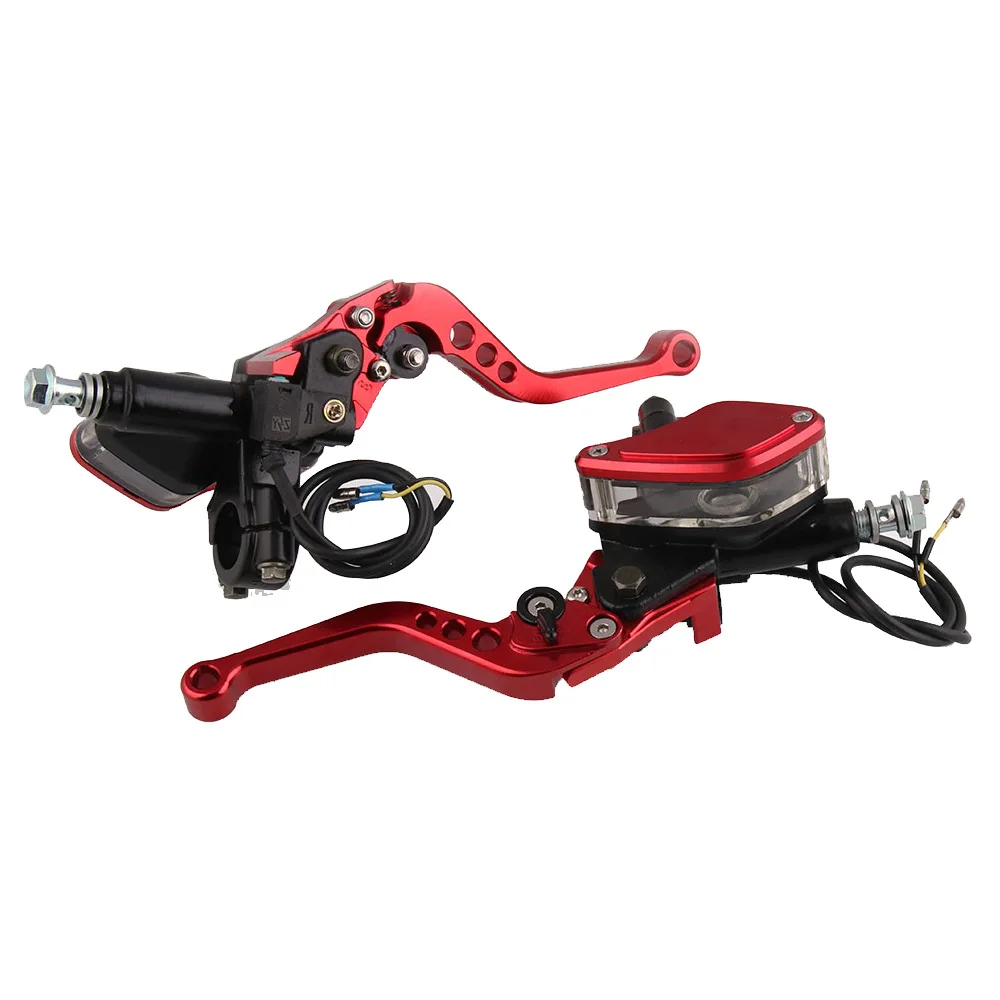 

Pair Universal Motorcycle Hydraulic Brake Clutch Master Cylinder Reservoir Lever 22mm for Kawasaki