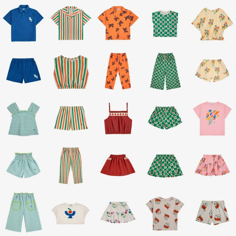 Summer Kids T-shirt Shorts Set 2024bc Top Pants Boys Girls Shirt Shorts Vest Half Skirt
Summer Kids T-shirt Shorts Set 2024bc Top Pants Boys Girls Shirt Shorts Vest Half Skirt