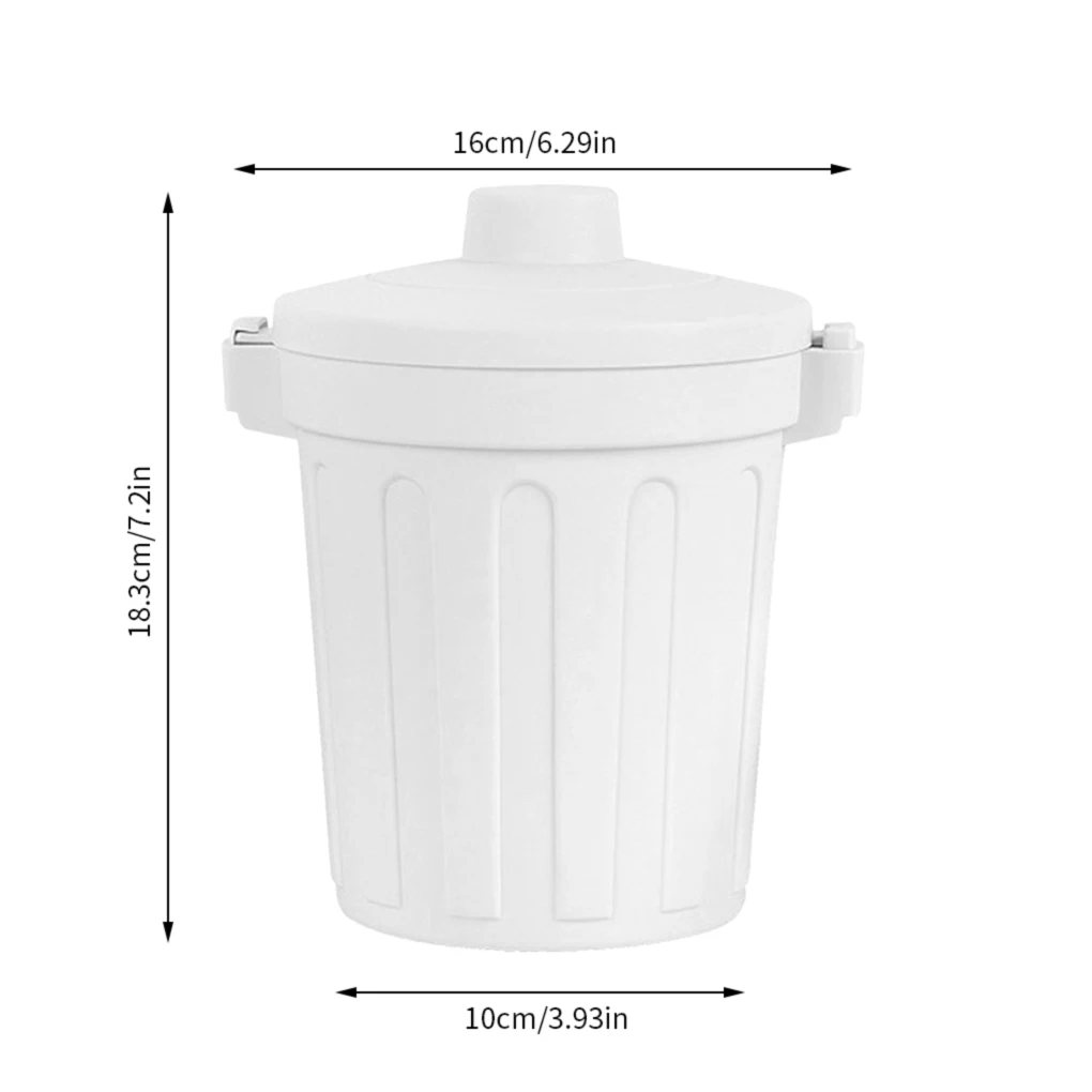 Desktop Trash Can Plastic Small Garbage Bin Waste Storage Bucket for Office Coffee Table White
Desktop Trash Can Plastic Small Garbage Bin Waste Storage Bucket for Office Coffee Table White