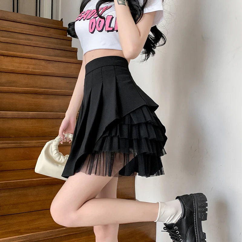 2023 Spring Summer New Women's Half Skirt Korean Version Sweet and Fashionable Versatile Mesh Splicing Free Shipping
2023 Spring Summer New Women's Half Skirt Korean Version Sweet and Fashionable Versatile Mesh Splicing Free Shipping