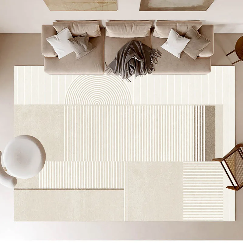Modern Minimalist Striped Carpet Large Area Cream Series Flannel Living Room Floor Mat Bathroom Non Slip Mat Entrance Door Mat
Modern Minimalist Striped Carpet Large Area Cream Series Flannel Living Room Floor Mat Bathroom Non Slip Mat Entrance Door Mat