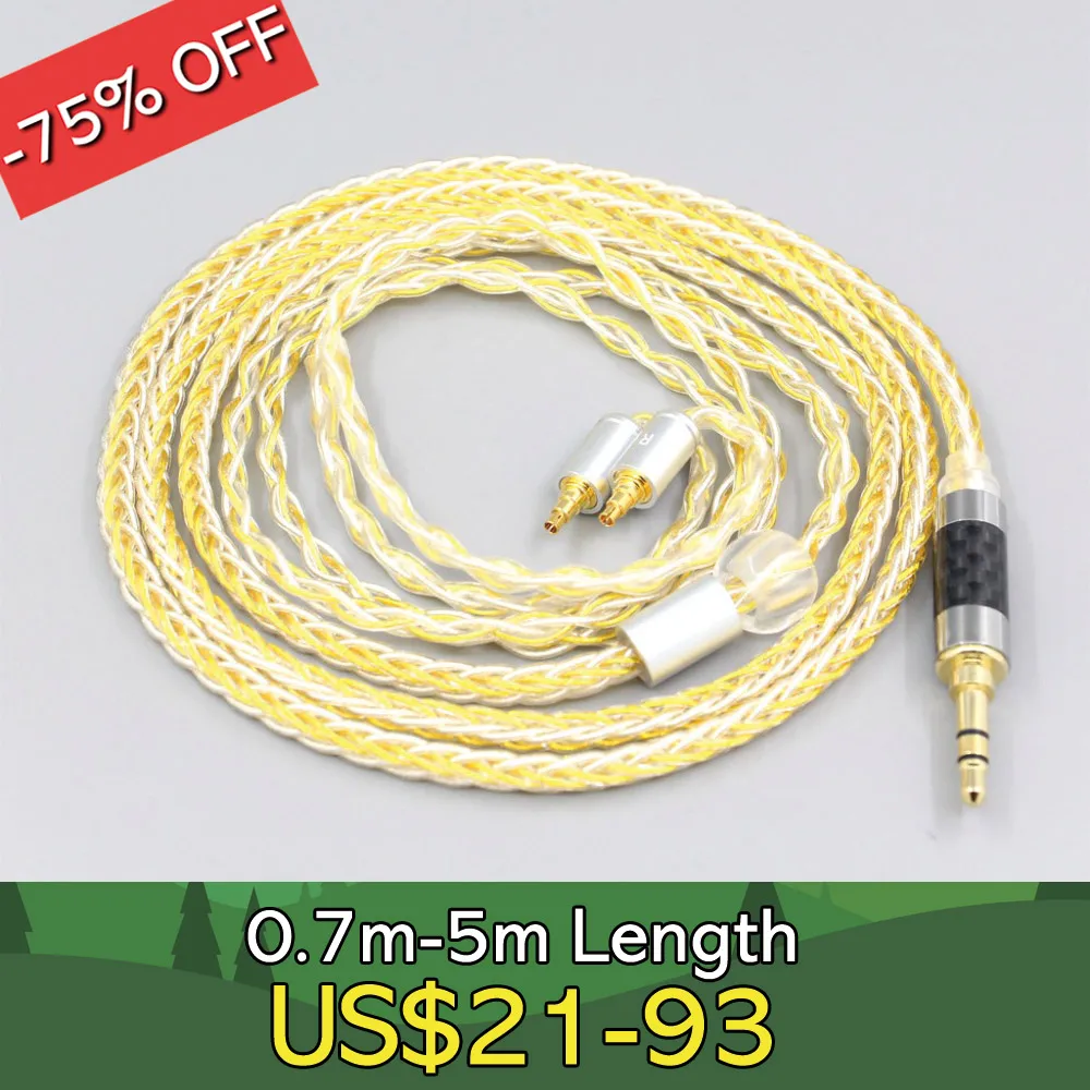 8 Core OCC Silver Gold Plated Braided Earphone Cable For Sennheiser IE40 Pro LN007283
8 Core OCC Silver Gold Plated Braided Earphone Cable For Sennheiser IE40 Pro LN007283