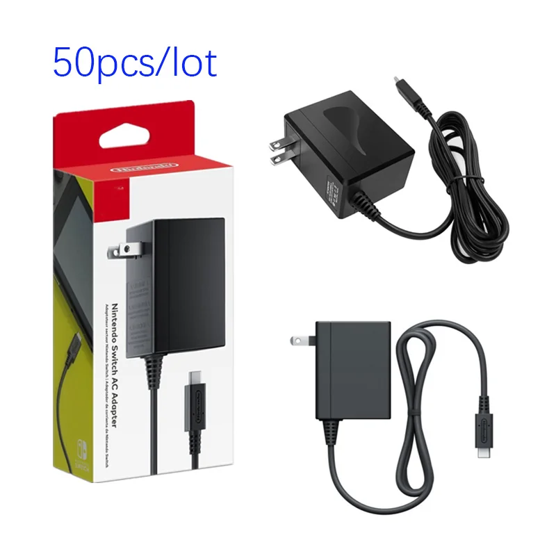 50pcs Power Adapter Charger for Nintend Switch NS Game Console US EU UK Plug AC Adapter Home Wall Type C Charger Socket
50pcs Power Adapter Charger for Nintend Switch NS Game Console US EU UK Plug AC Adapter Home Wall Type C Charger Socket