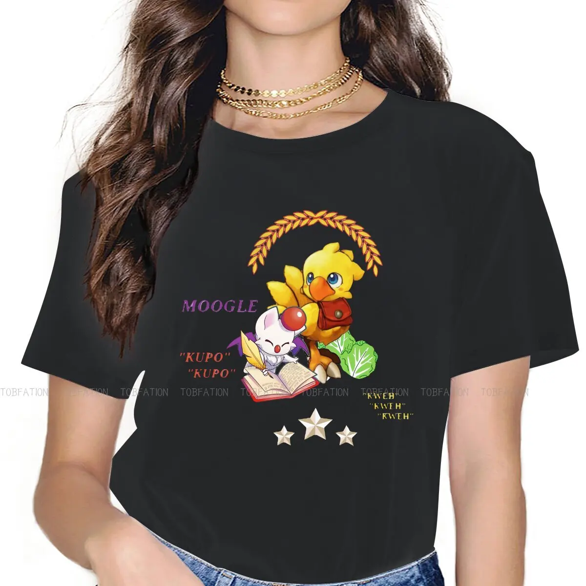 Moogle Magazine Women Tshirts Final Fantasy Chocobo Game Grunge Vintage Female Clothing Loose Cotton Graphic Tops
Moogle Magazine Women Tshirts Final Fantasy Chocobo Game Grunge Vintage Female Clothing Loose Cotton Graphic Tops