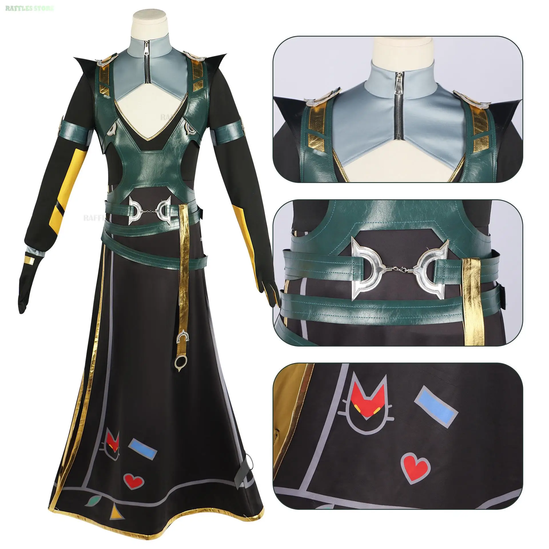 

LOL HEARTSTEEL Yone Cosplay Costume Team Skin Anime Game Lengends Cosplay Halloween Party Event Outfit Mens Yone Suit Uniform
