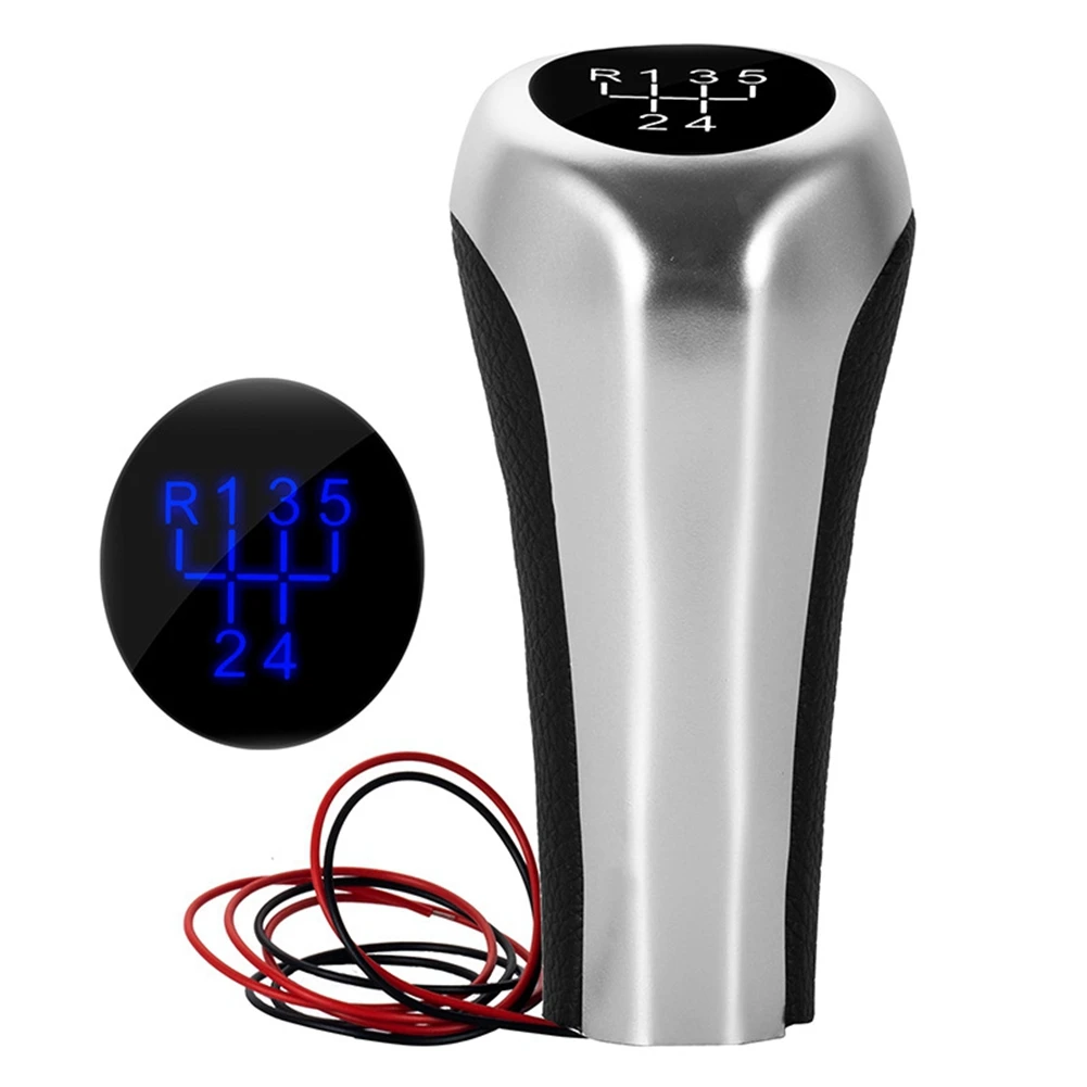 5 Speed Gear Shift Knob W/LED Blue Backlight Leather Shifter Lever Handle Gear Stick for BMW E46 E90 E91 E92 X1 X3
5 Speed Gear Shift Knob W/LED Blue Backlight Leather Shifter Lever Handle Gear Stick for BMW E46 E90 E91 E92 X1 X3