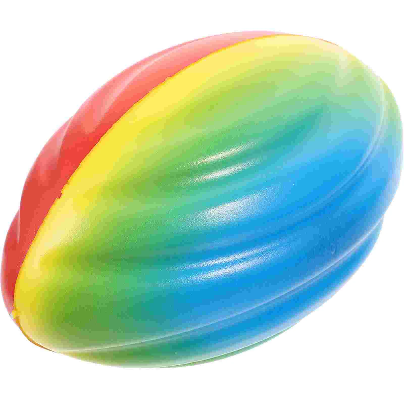 Sponge Elastic Ball Rainbow Rugby Sports Toy Soft Football Inflatable for Training Kids Soccer Pu Child Toddler Children’s Toys
Sponge Elastic Ball Rainbow Rugby Sports Toy Soft Football Inflatable for Training Kids Soccer Pu Child Toddler Children’s Toys